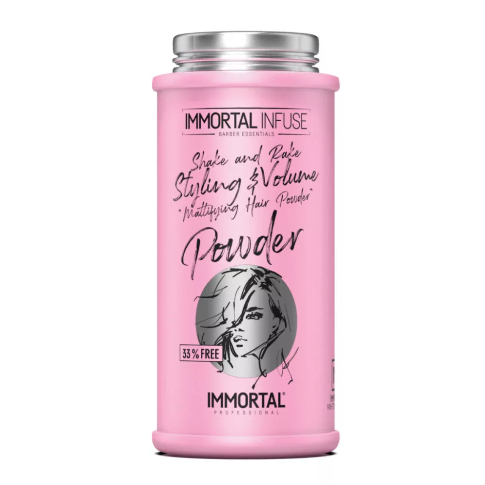 Immortal Infuse - Styling & Volume Mattifying Hair Powder - Illatosított 30g (Pink)
