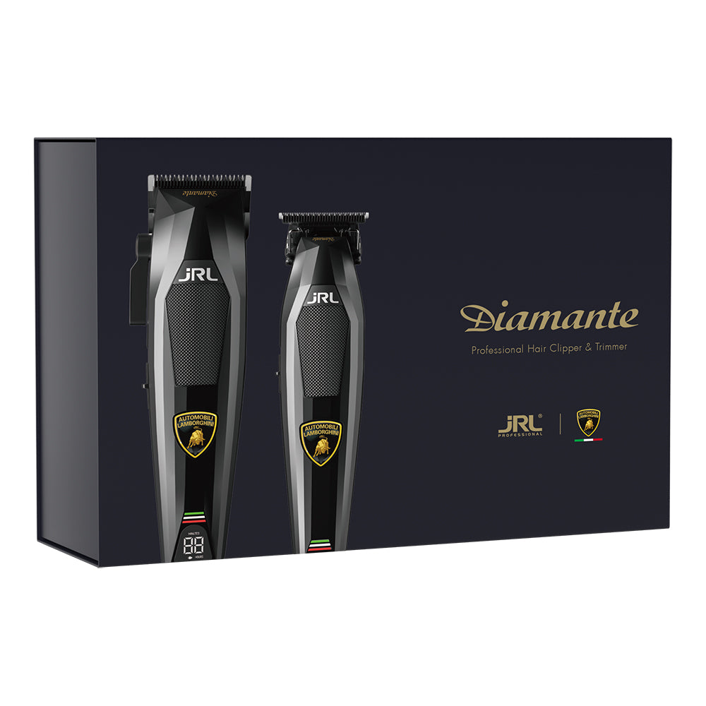 JRL x Lamborghini Diamante Szett (hajvágó & kontúrvágó), fekete limitált kiadás