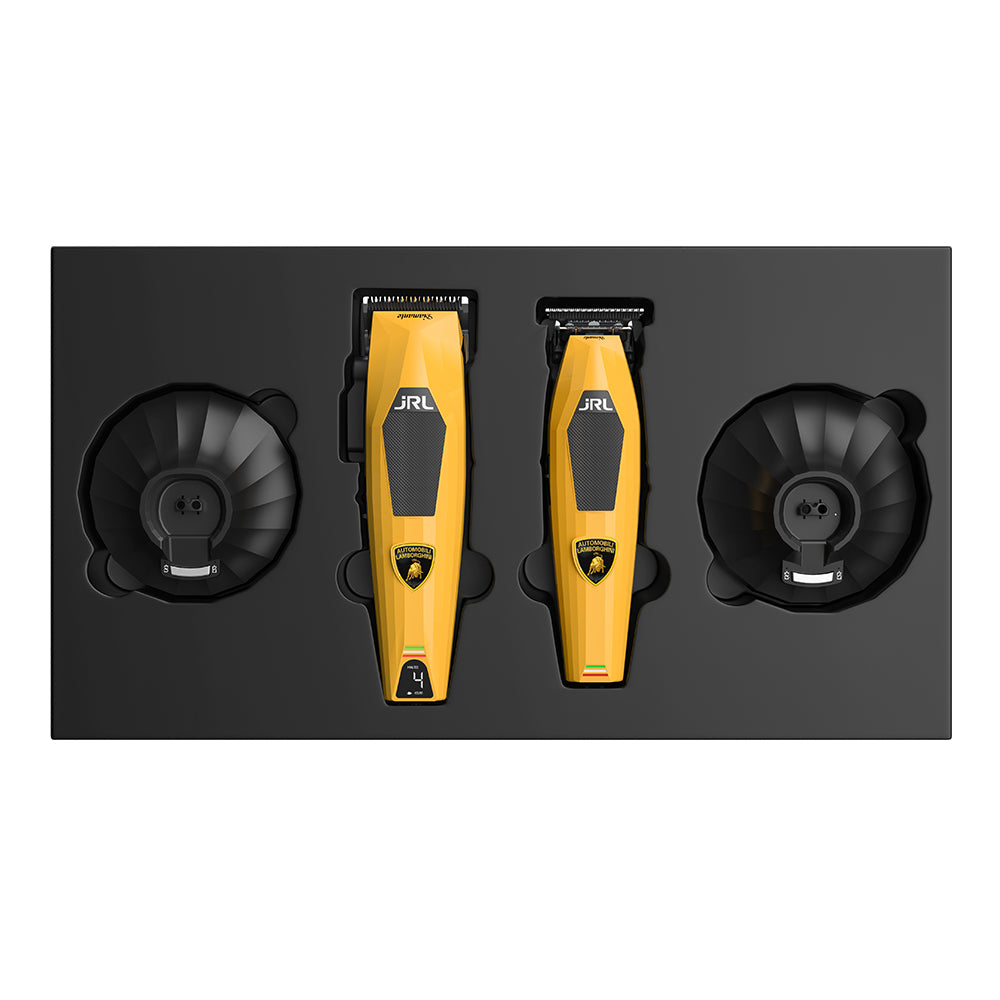JRL x Lamborghini Diamante Szett (hajvágó & kontúrvágó), sárga limitált kiadás